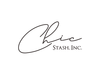 Chic Stash, Inc. logo design by sikas