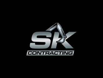 SK Contracting  logo design by Nurmalia