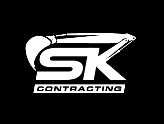 SK Contracting  logo design by PRN123