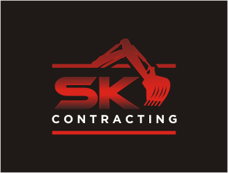 SK Contracting  logo design by bunda_shaquilla