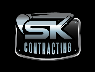 SK Contracting  logo design by PRN123