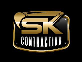 SK Contracting  logo design by PRN123