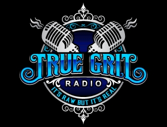 True Grit Radio  logo design by uttam