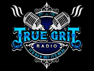 True Grit Radio  logo design by uttam