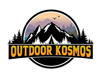 Outdoor Kosmos logo design by PrimalGraphics