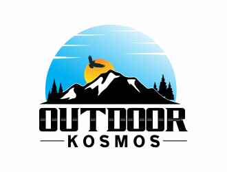 Outdoor Kosmos logo design by up2date