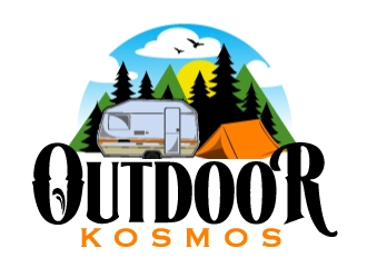 Outdoor Kosmos logo design by AamirKhan