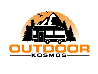 Outdoor Kosmos logo design by AamirKhan