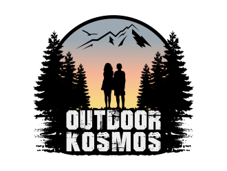 Outdoor Kosmos logo design by Kruger