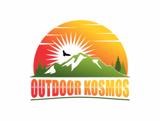 Outdoor Kosmos logo design by up2date