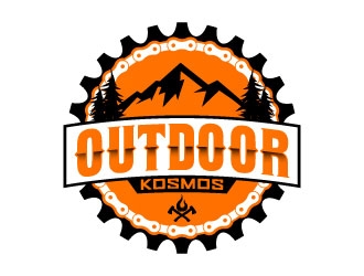Outdoor Kosmos logo design by daywalker