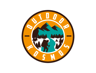 Outdoor Kosmos logo design by WRDY