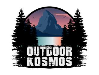 Outdoor Kosmos logo design by Kruger