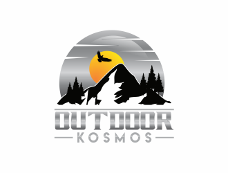 Outdoor Kosmos logo design by up2date