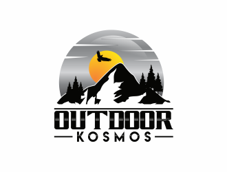 Outdoor Kosmos logo design by up2date