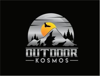 Outdoor Kosmos logo design by up2date