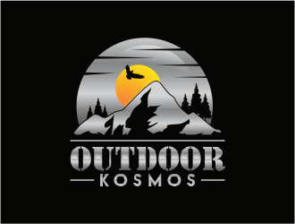 Outdoor Kosmos logo design by up2date