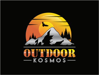 Outdoor Kosmos logo design by up2date