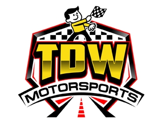 TDW Motorsports logo design by MAXR