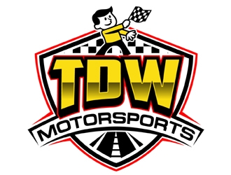 TDW Motorsports logo design by MAXR
