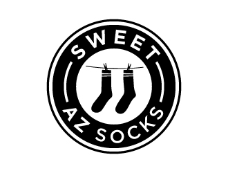 Sweet Az Socks  logo design by iamjason