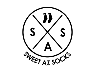 Sweet Az Socks  logo design by sikas