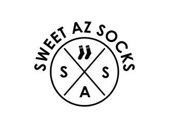 Sweet Az Socks  logo design by sikas