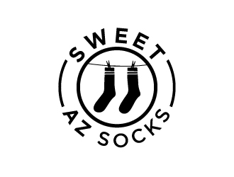 Sweet Az Socks  logo design by iamjason
