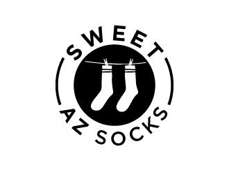 Sweet Az Socks  logo design by iamjason