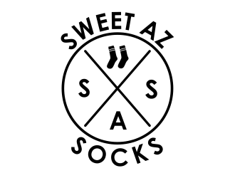 Sweet Az Socks  logo design by sikas