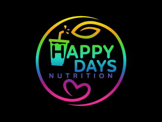 Happy Days NUTRITION logo design by Andri