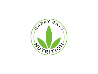 Happy Days NUTRITION logo design by luckyprasetyo