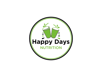 Happy Days NUTRITION logo design by luckyprasetyo