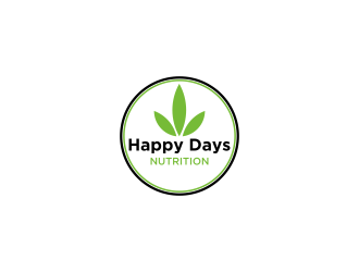 Happy Days NUTRITION logo design by luckyprasetyo