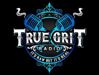 True Grit Radio  logo design by uttam