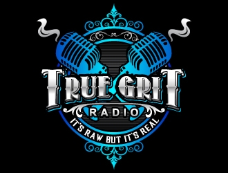 True Grit Radio  logo design by uttam