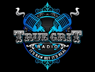 True Grit Radio  logo design by uttam