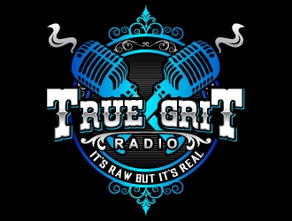 True Grit Radio  logo design by uttam