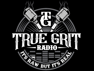 True Grit Radio  logo design by Suvendu