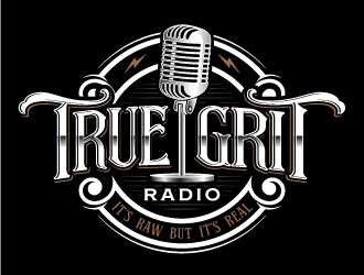 True Grit Radio  logo design by daywalker