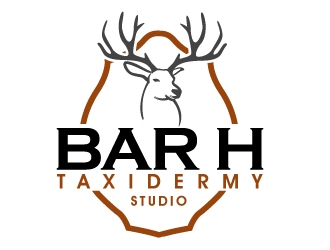 Bar H Taxidermy (Studio)  logo design by PMG
