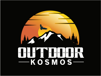 Outdoor Kosmos logo design by up2date