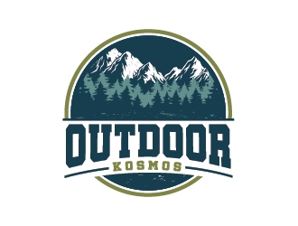 Outdoor Kosmos logo design by keptgoing