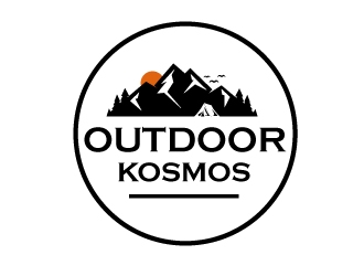 Outdoor Kosmos logo design by gilkkj