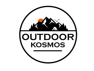 Outdoor Kosmos logo design by gilkkj