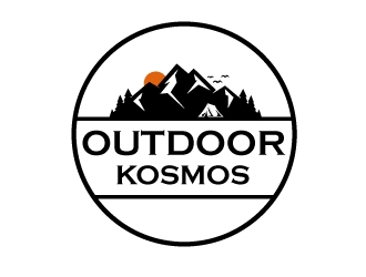 Outdoor Kosmos logo design by gilkkj