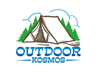 Outdoor Kosmos logo design by Aslam