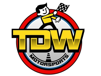 TDW Motorsports logo design by DreamLogoDesign