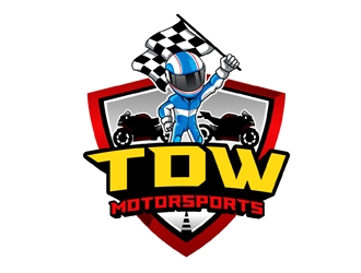 TDW Motorsports logo design by DreamLogoDesign
