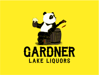 Gardner lake liquors logo design by mr_n